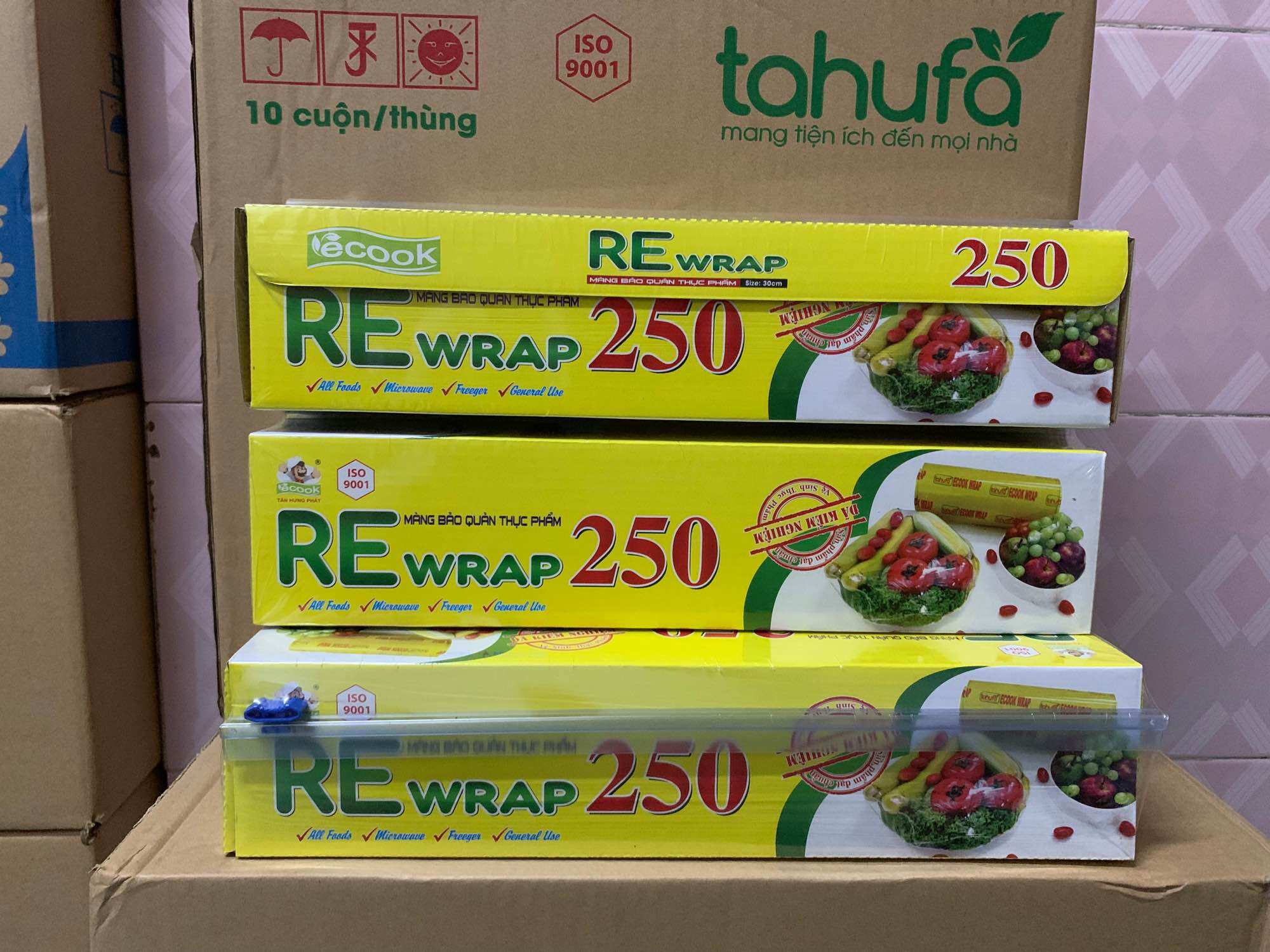 Màng bọc thực phẩm rewrap 250- size 30cm