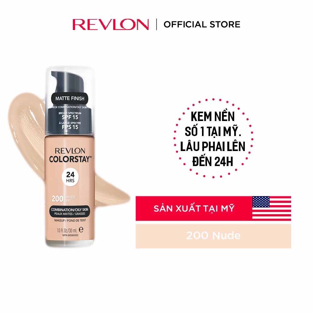 Tên sản phẩm Kem nền che khuyết điểm Revlon Colorstay 24h Tone 200
