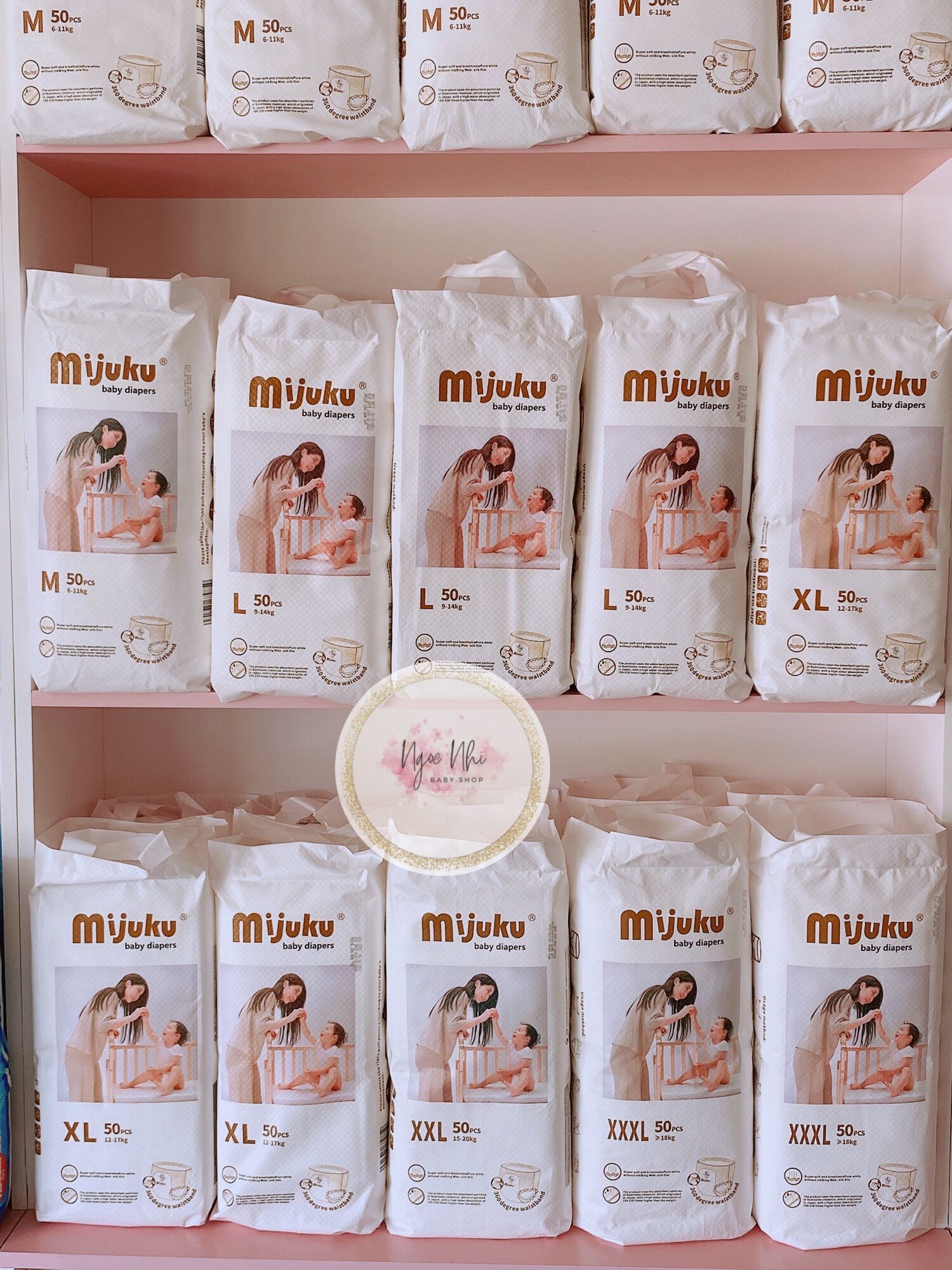 Tã quần Mijuku 50 miếng