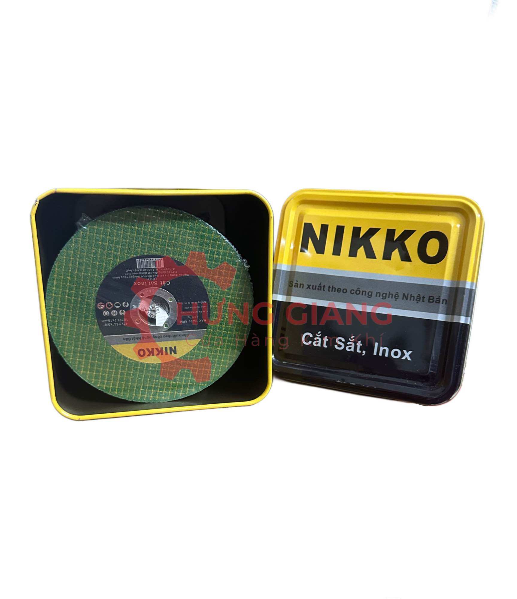 Đá Cắt Sắt, Cắt inox NIKKO 107 Đá Cắt An Toàn