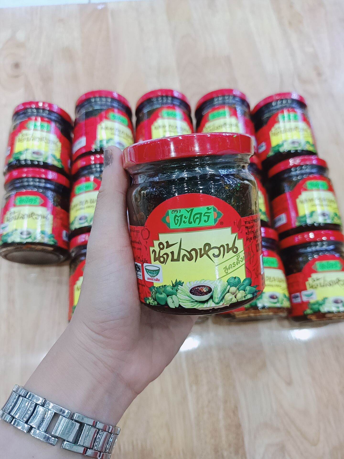 Sốt mắm chấm trái cây thái lan.