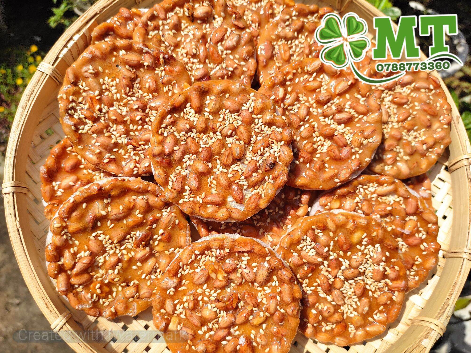 Kẹo đậu phộng miếng combo 2 bịch x 10 miếng