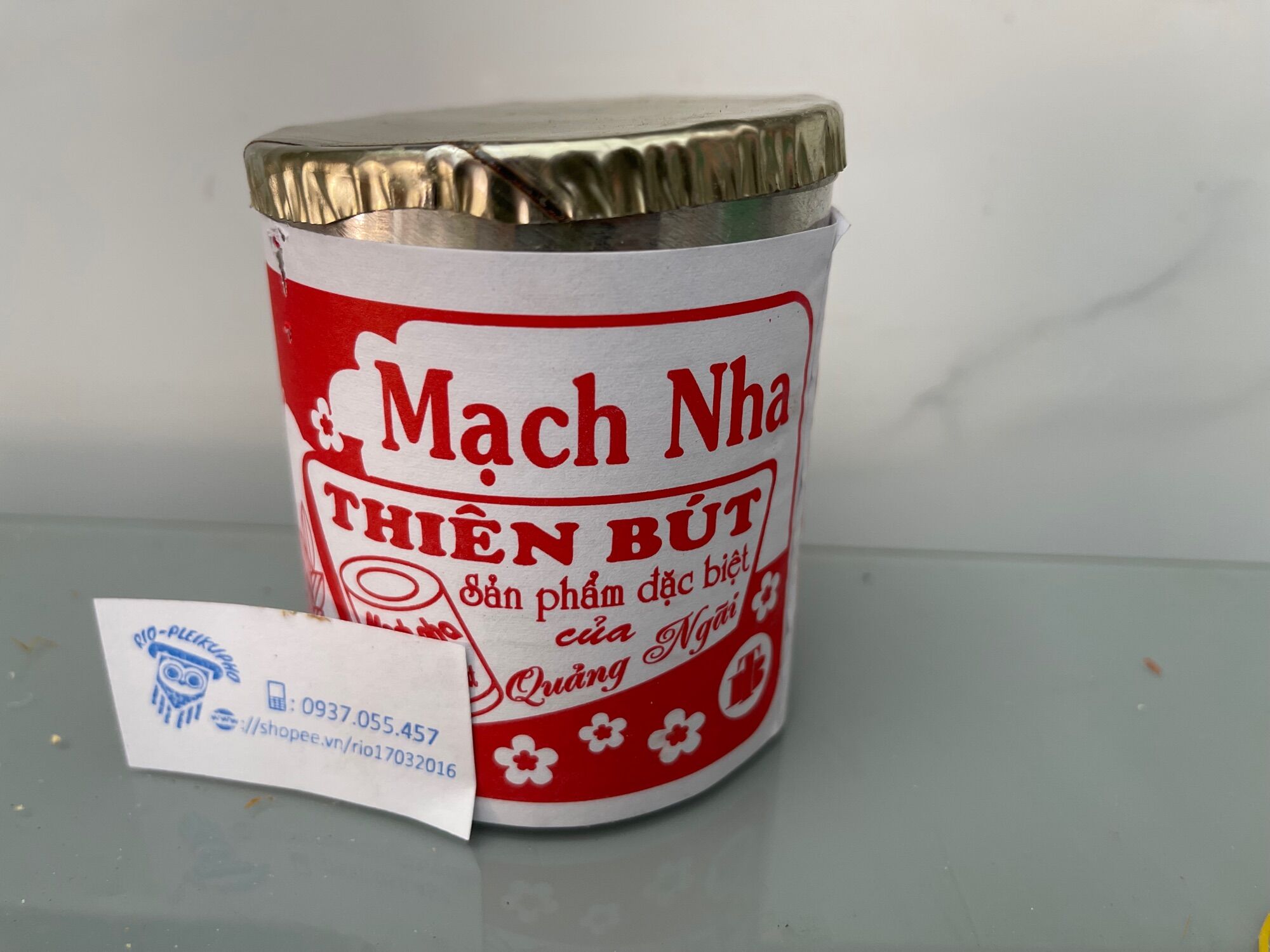 250gr lon kẹo mạch nha Quảng Ngãi