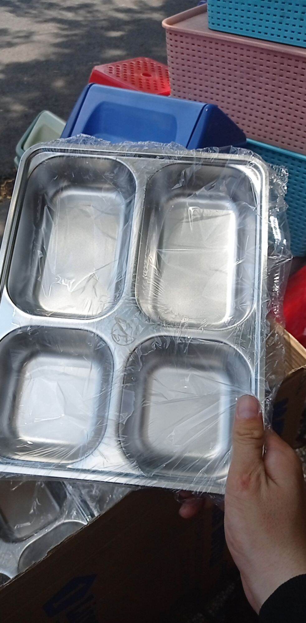Khay cơm inox cao cấp