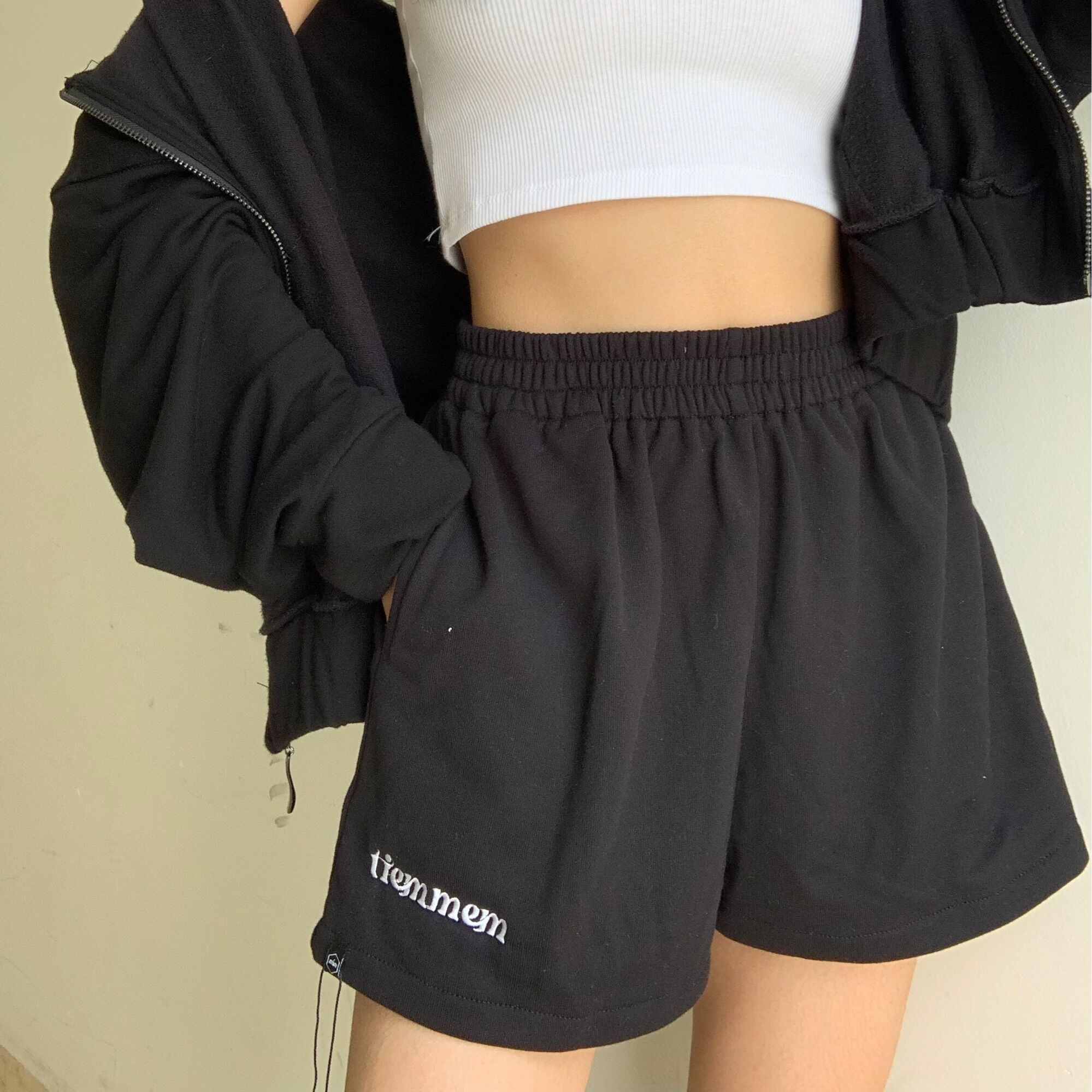 Sp001085 quần short tm đen