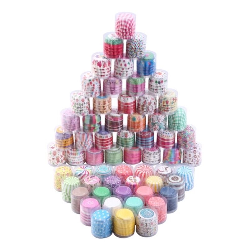 100 Cupcake giấy mềm / Cupcake giấy