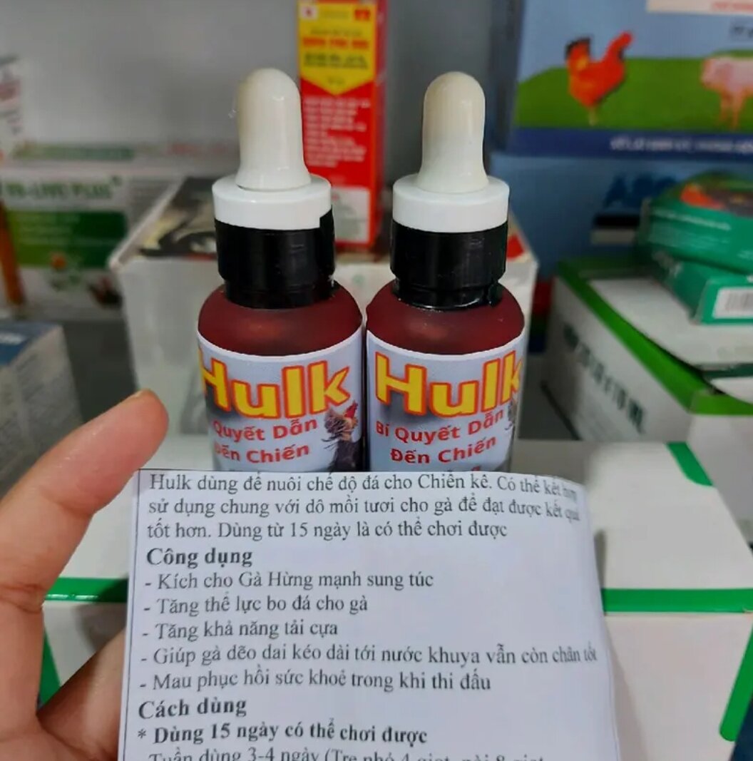 Thuốc nuôi Hulk nuôi gà vô chế độ