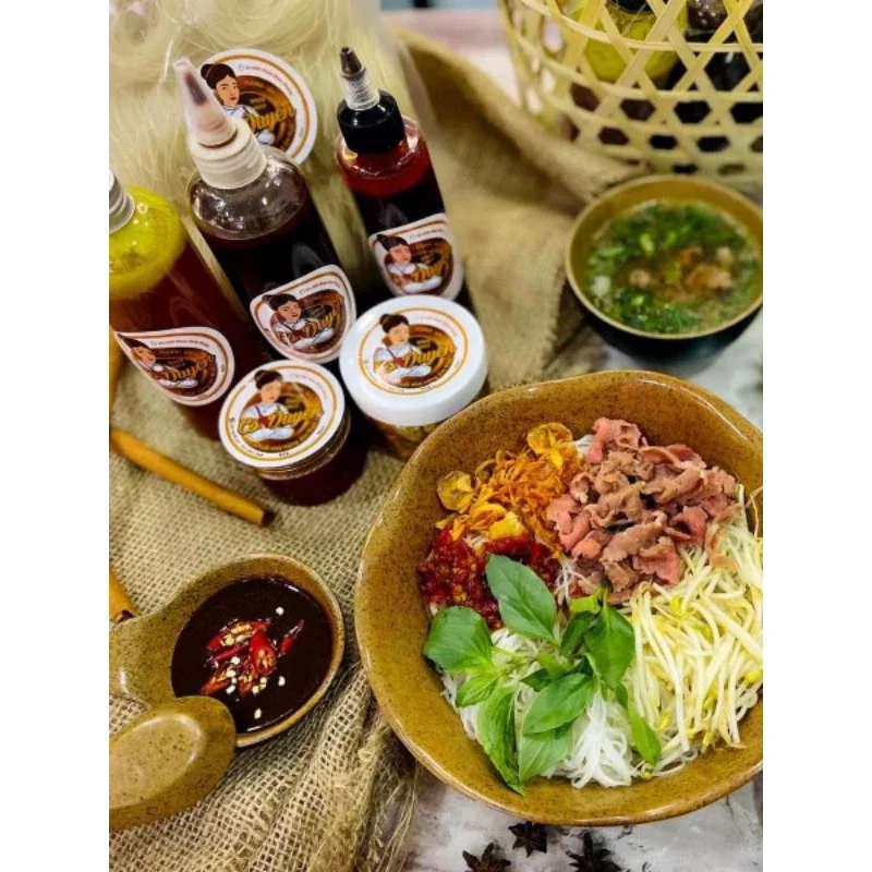 PHỞ HAI TÔ ĐẶC SẢN GIA LAI ( sét to 8-12 người ăn) đầy đủ  gia vị