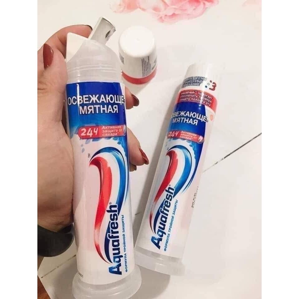 Kem đánh răng Aquafresh làm trắng sáng răng sạch mảng bám thơm miệng