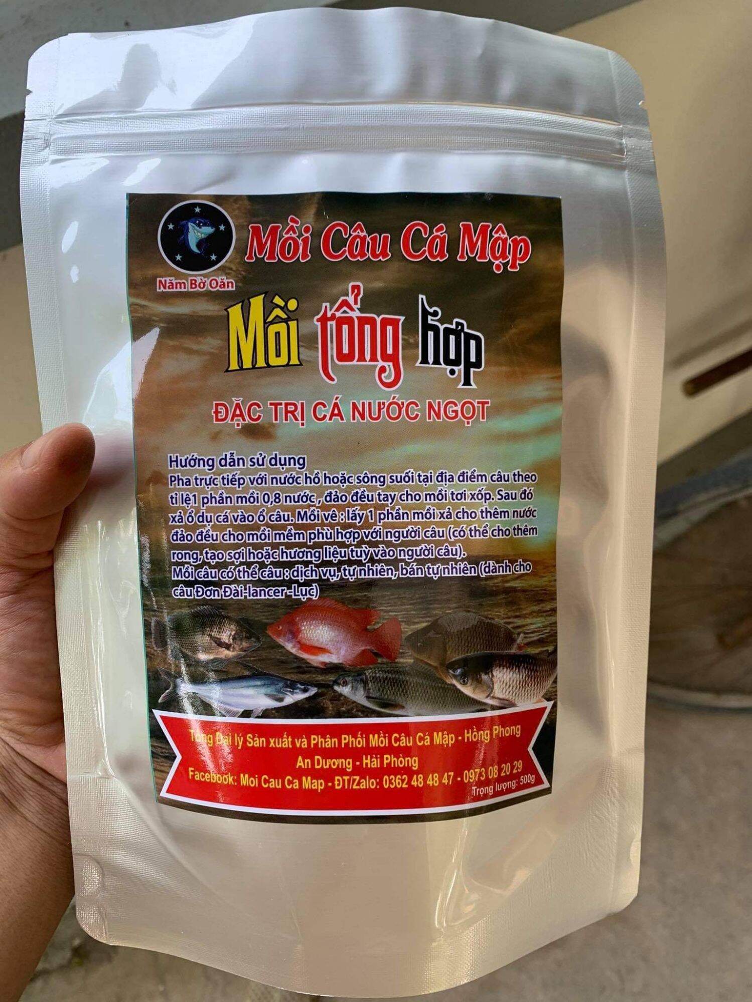 Mồi câu Cá Mập - Chép đặc biệt túi 500g