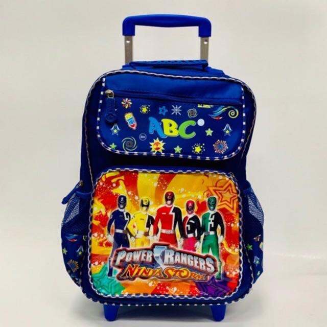 Ba lô cần kéo đi học cho bé trai cấp 1 siêu nhân ATC