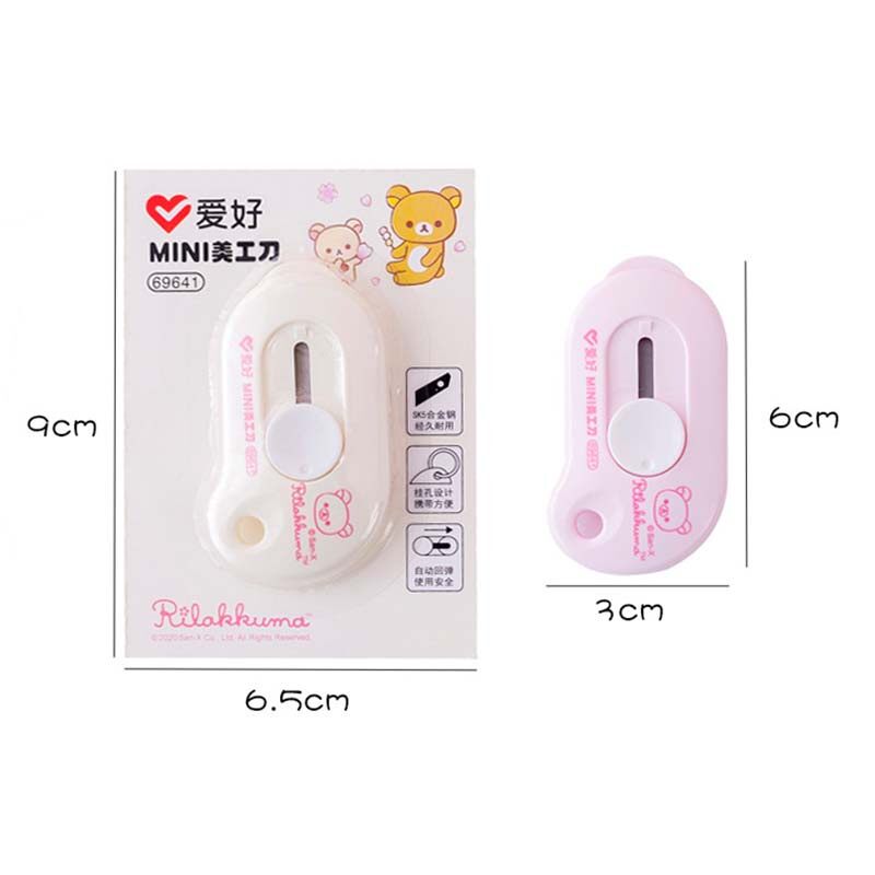 Dao rọc giấy mini gấu Rilakkuma cute