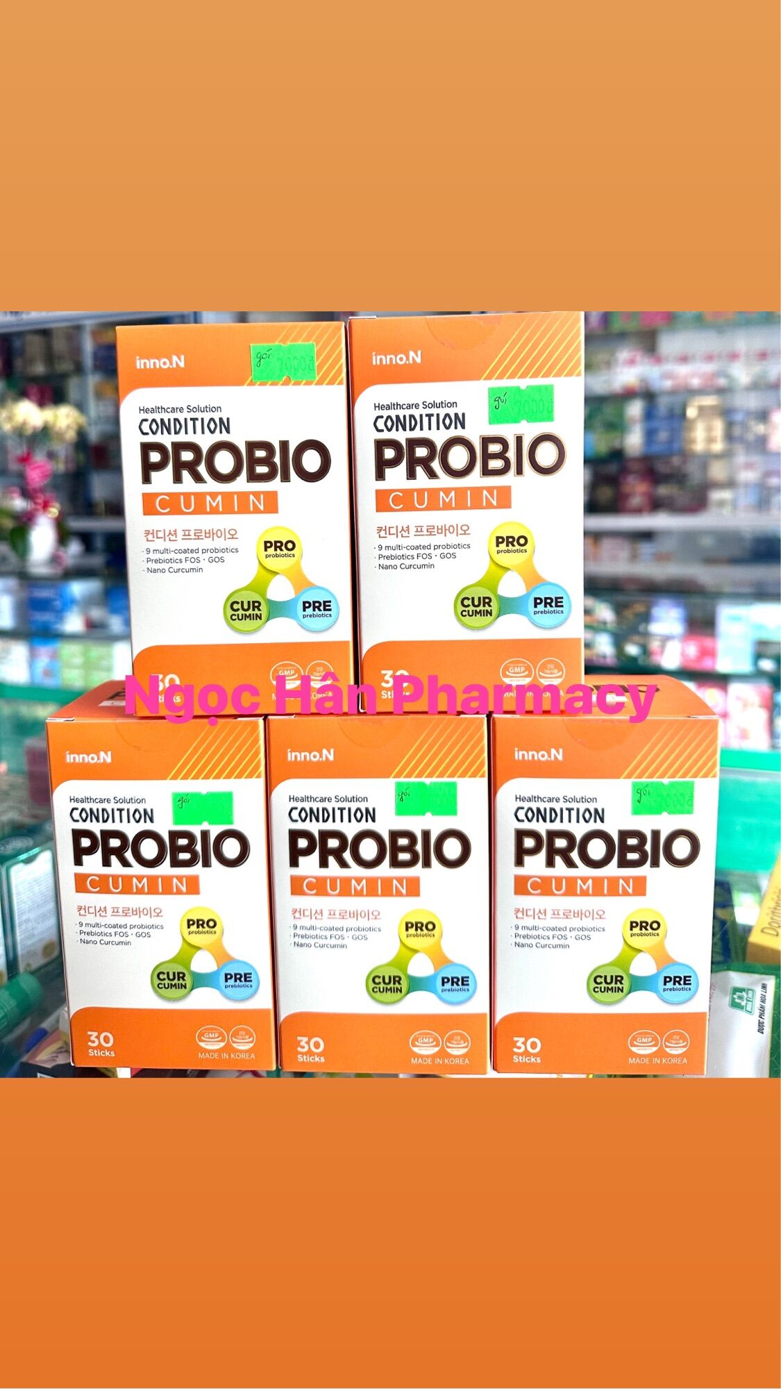 Probio cumin hỗ trợ tiêu hoá hộp 30 gói