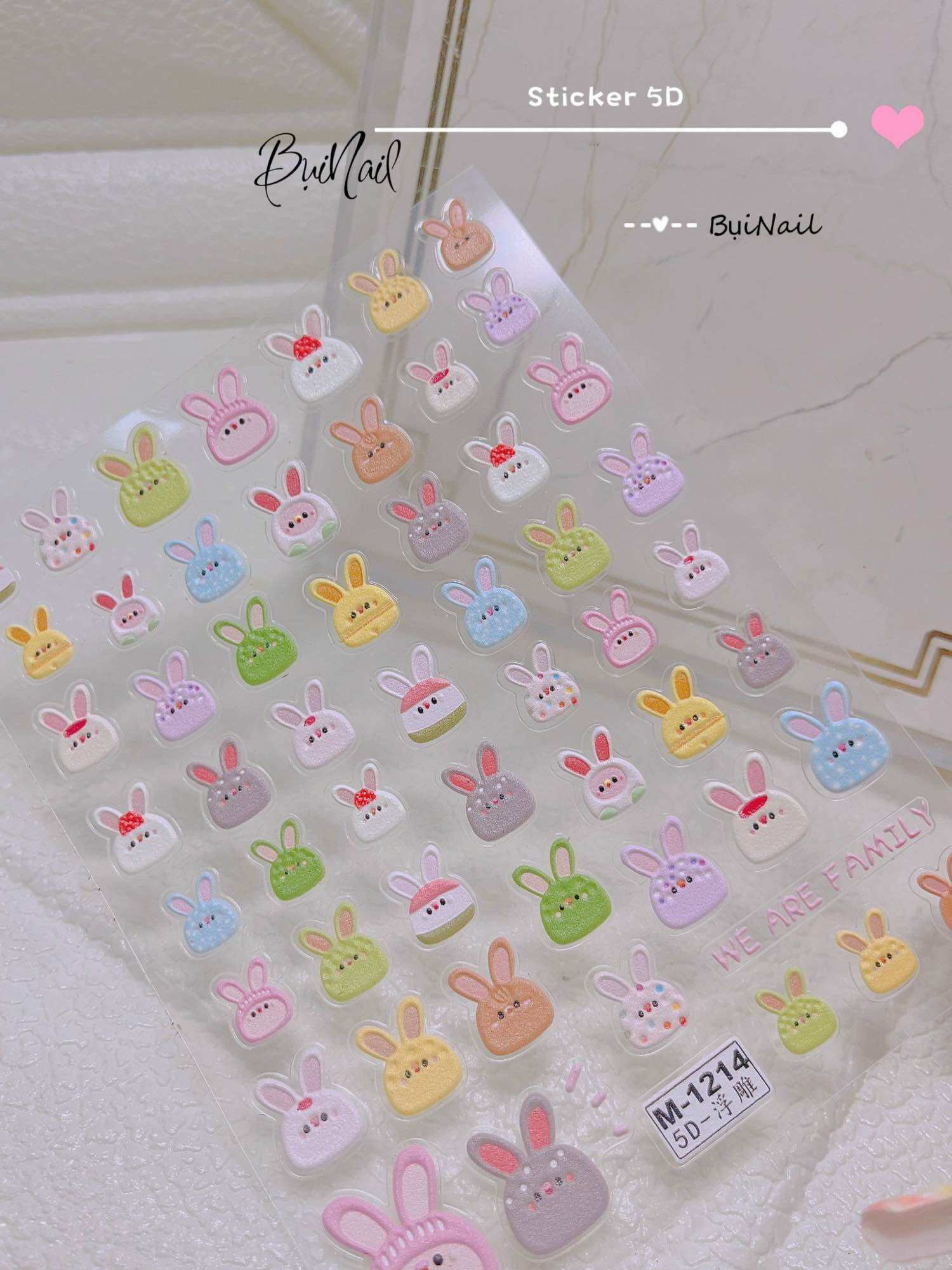 STICKER NỔI 5D MẪU MỚI