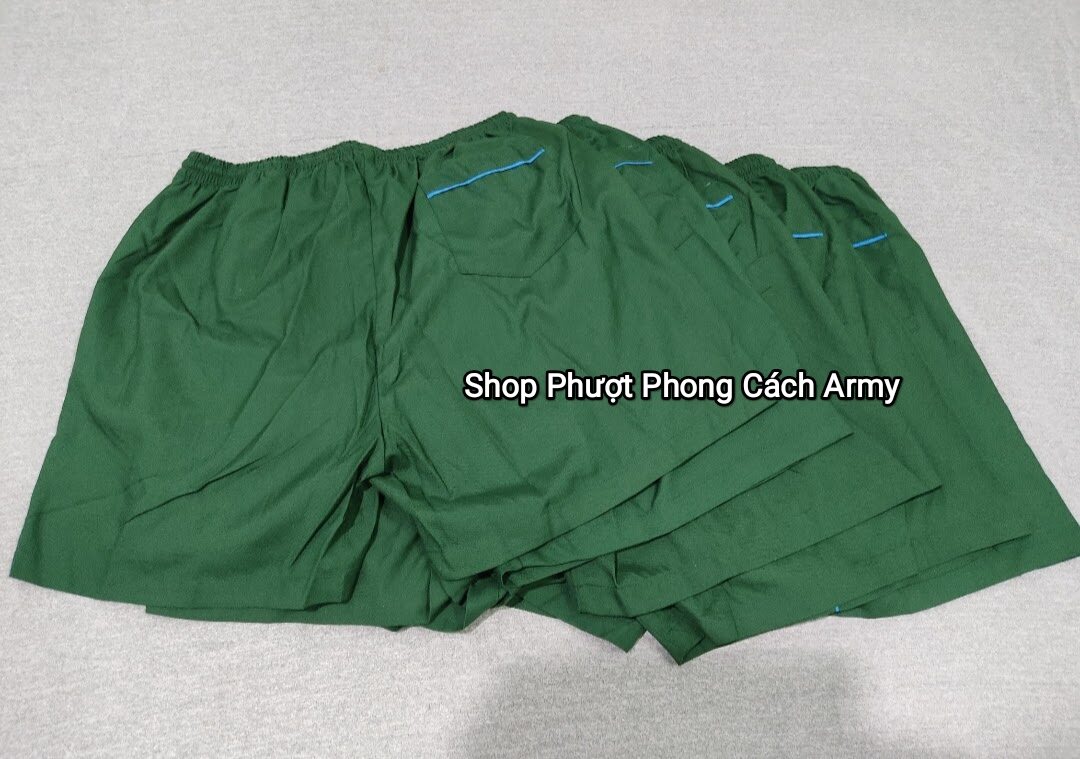 Combo 5 Quần đùi nam xanh lá