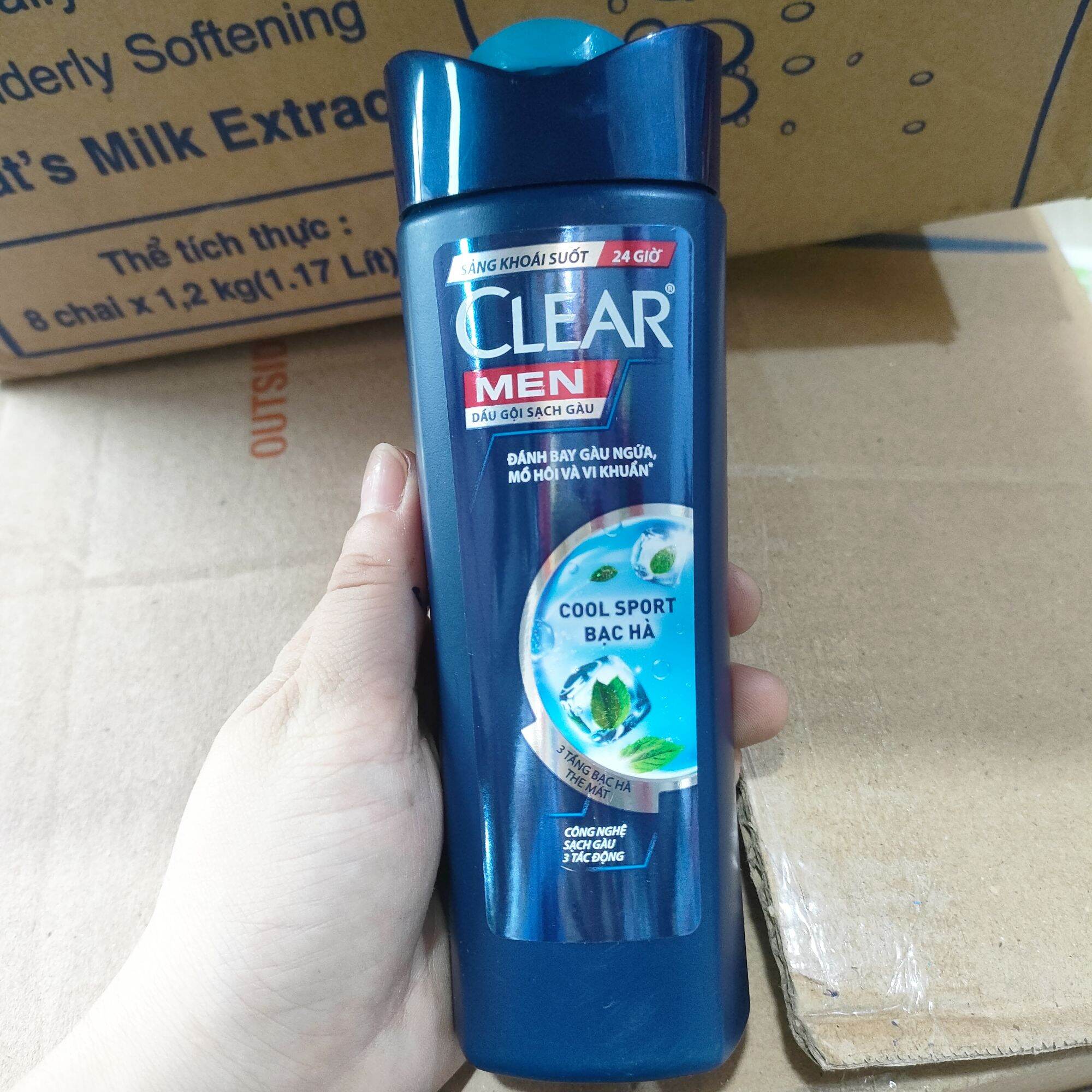 DẦU GỘI CLEAR MEN - CLEAR BẠC HÀ