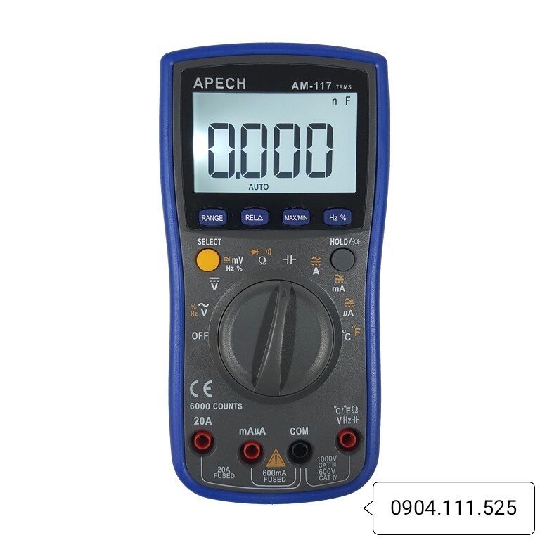 Đồng hồ vạn năng hiển thị số apech am-117