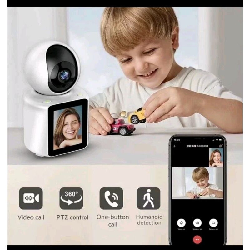 Camera nghe gọi Video 2 chiều màn hình IPS 2.8 inch, kết nối wifi, không cần thẻ nhớ