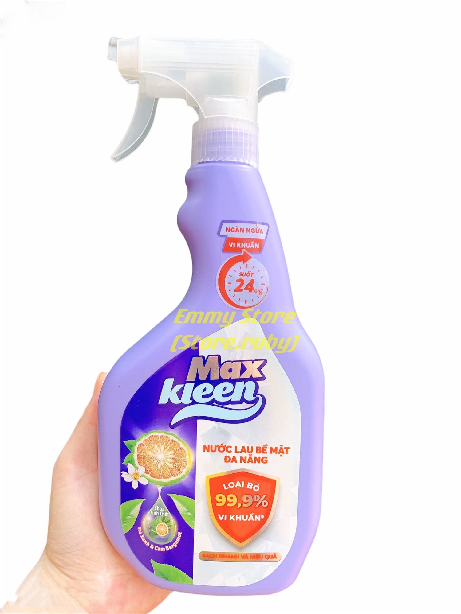 Nước lau bề mặt đa năng maxkleen 520ml