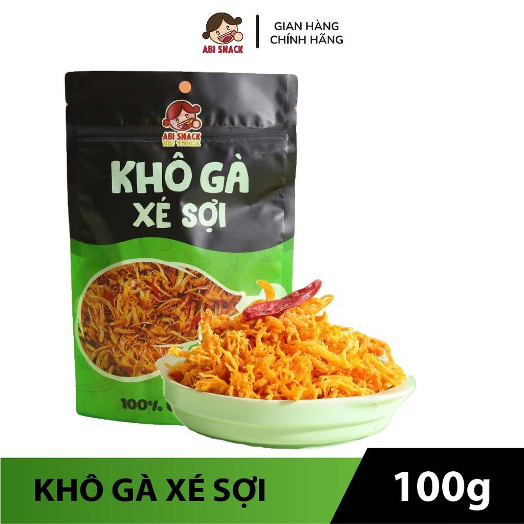 Khô gà xé sợi abi snack
