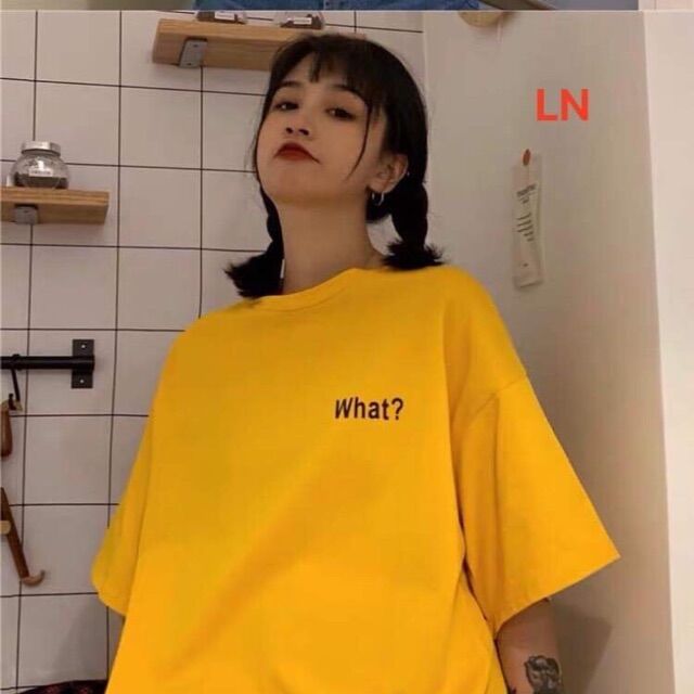 Áo Phông Nam Nữ Logo what ???