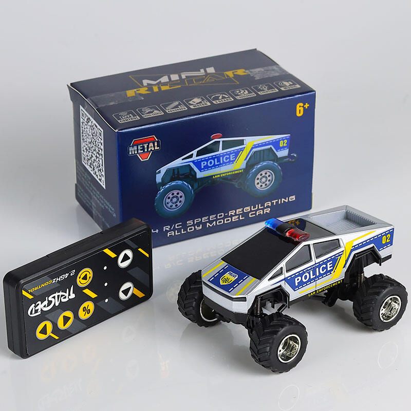 Bluetooth Remote Controlled Mini Toy Car Alloy 2.4G RC Off-Road Vehicle Dual Control - 5