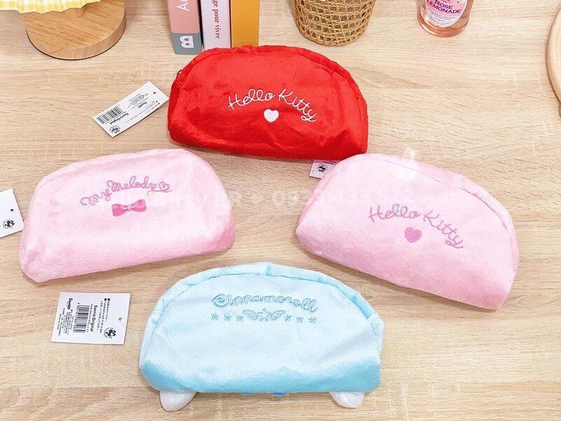 Túi đựng mỹ phẩm, bút viết đa năng Hello Kitty