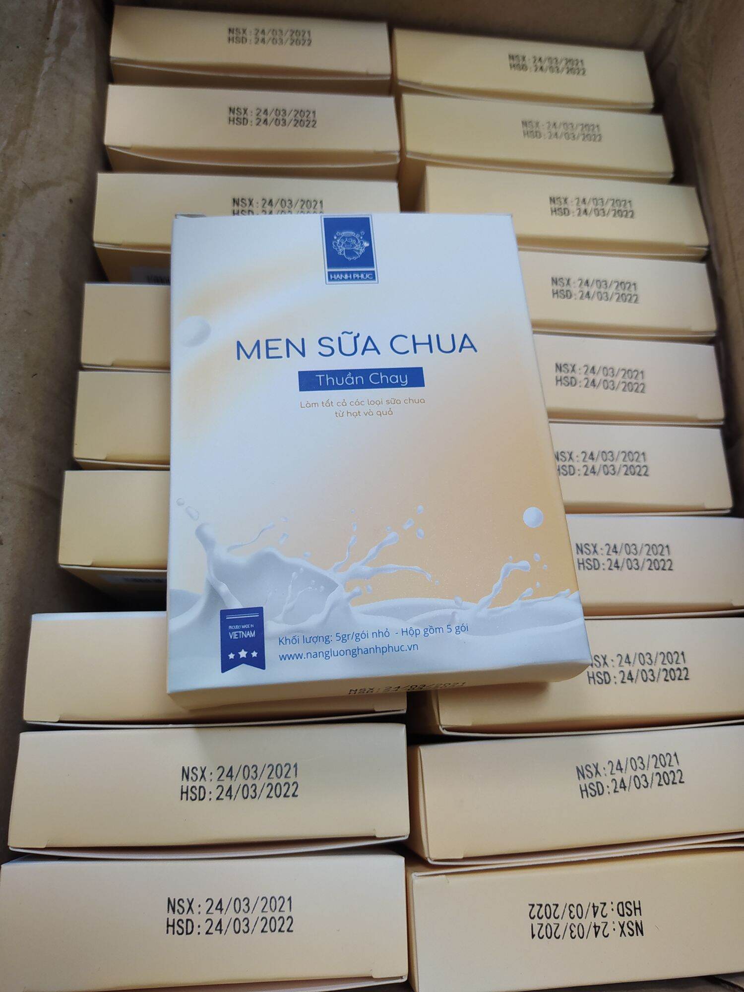Men sữa chua thuần chay
