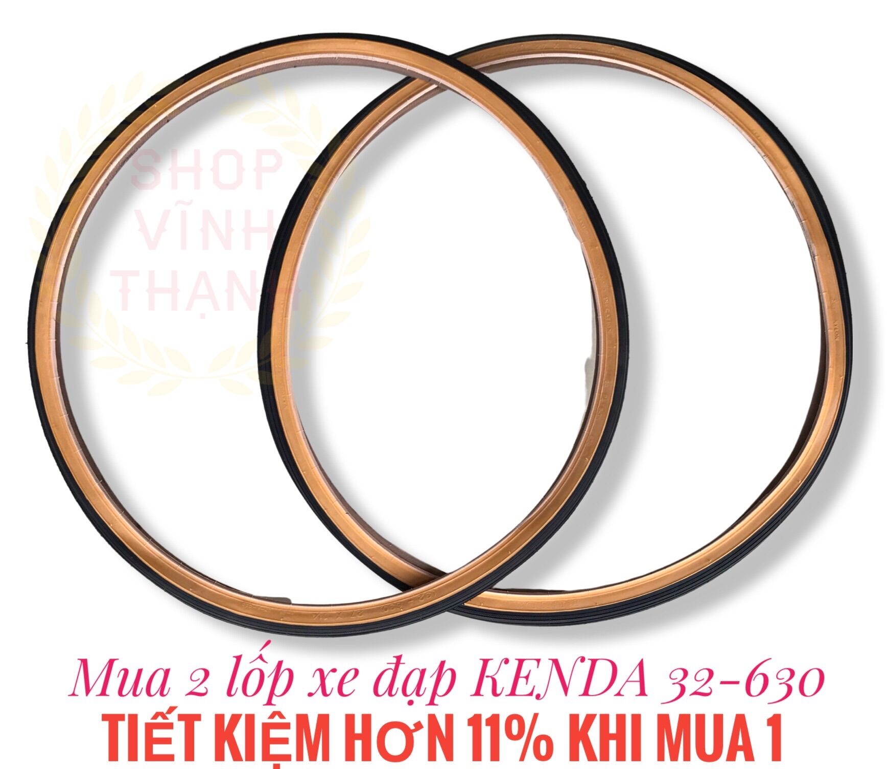 Bộ 2 Lốp xe đạp thể thao Kenda 32-630 (27X1 1/4)