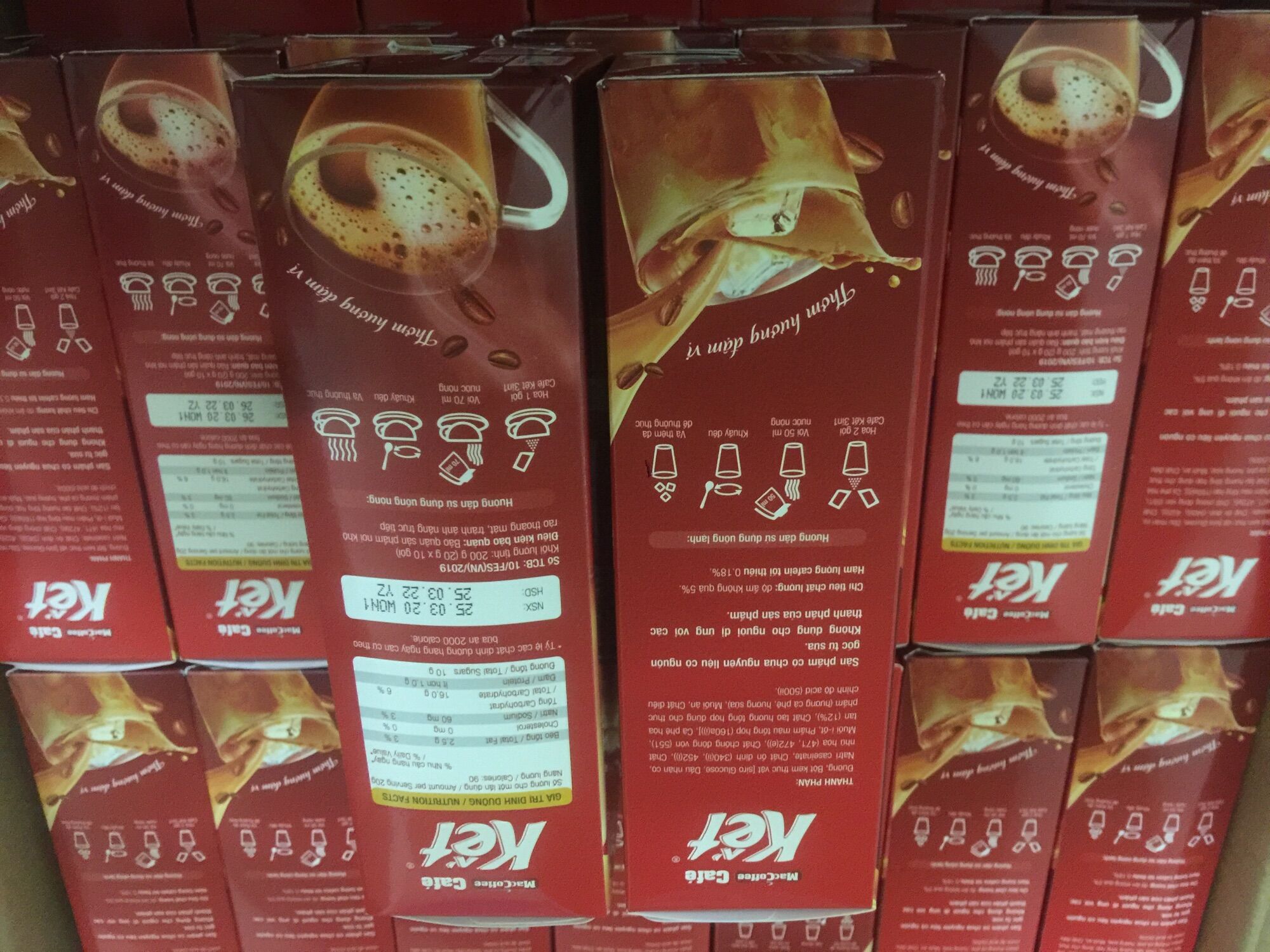 cà phê sữa đá Kết 3in1 MacCoffee 10goi x 20g