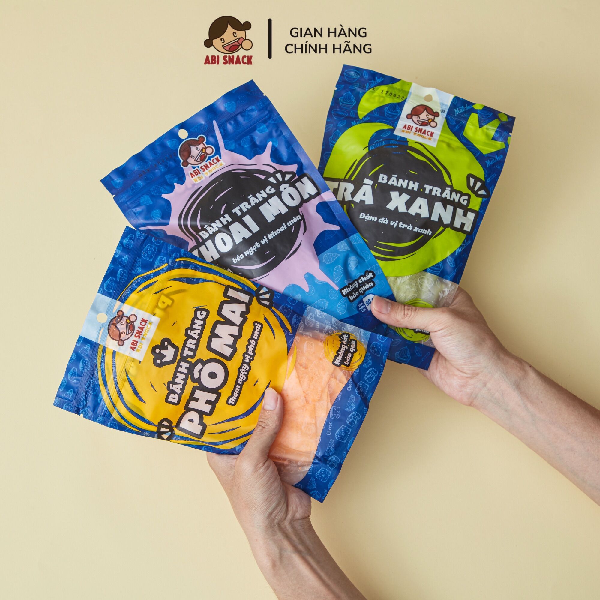 Combo Bánh Tráng Ngọt - Abi Snack - 240gram