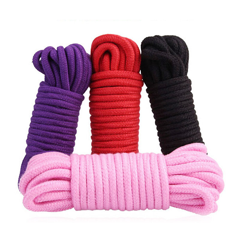 Blackwolf 5M/10M/20M Slave Bdsm Bondage Rope Cotton Body Har
