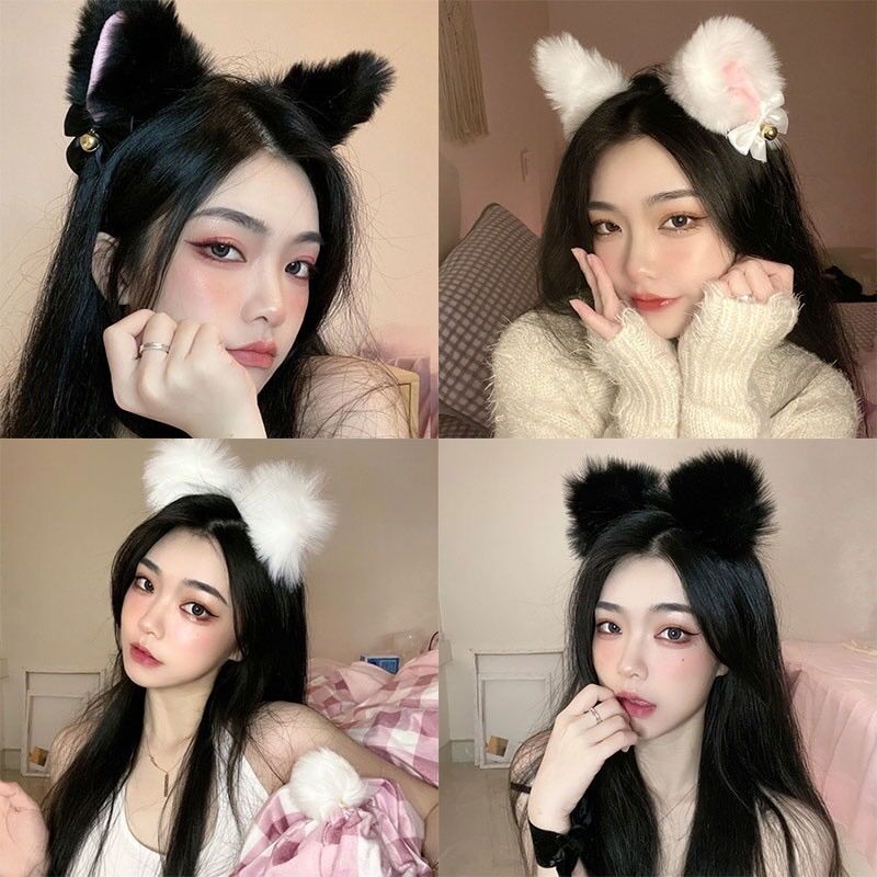 Cài tai mèo chuông xịn, băng đô ,bờm tóc