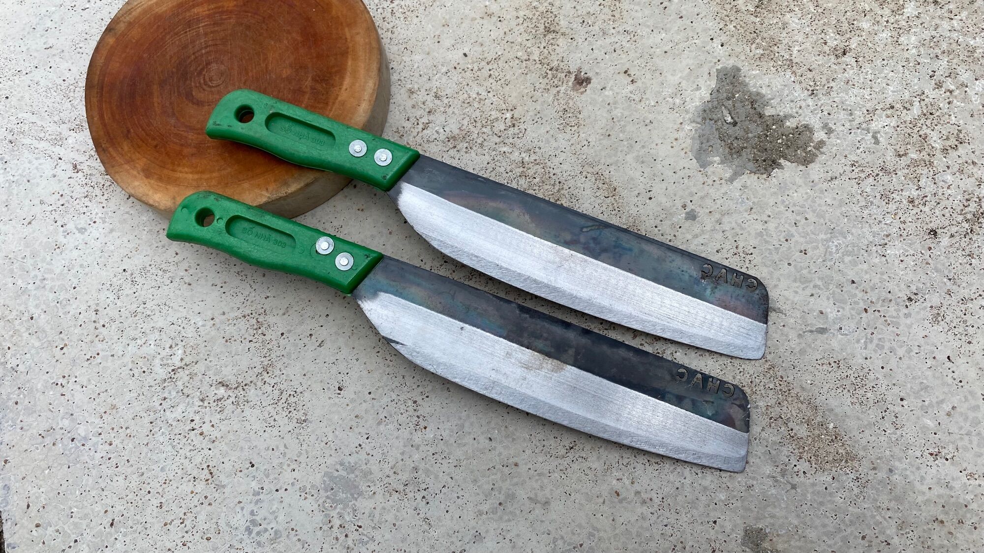 2 dao thái Đa Sĩ thái thịt loại dài