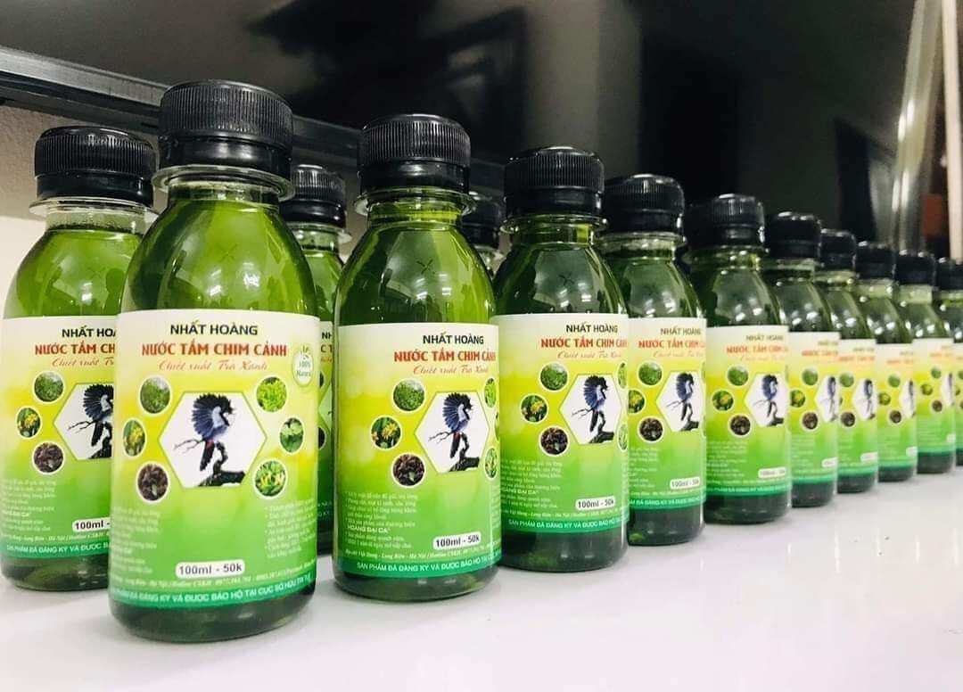 Nước tắm chim cảnh Nhất Hoàng