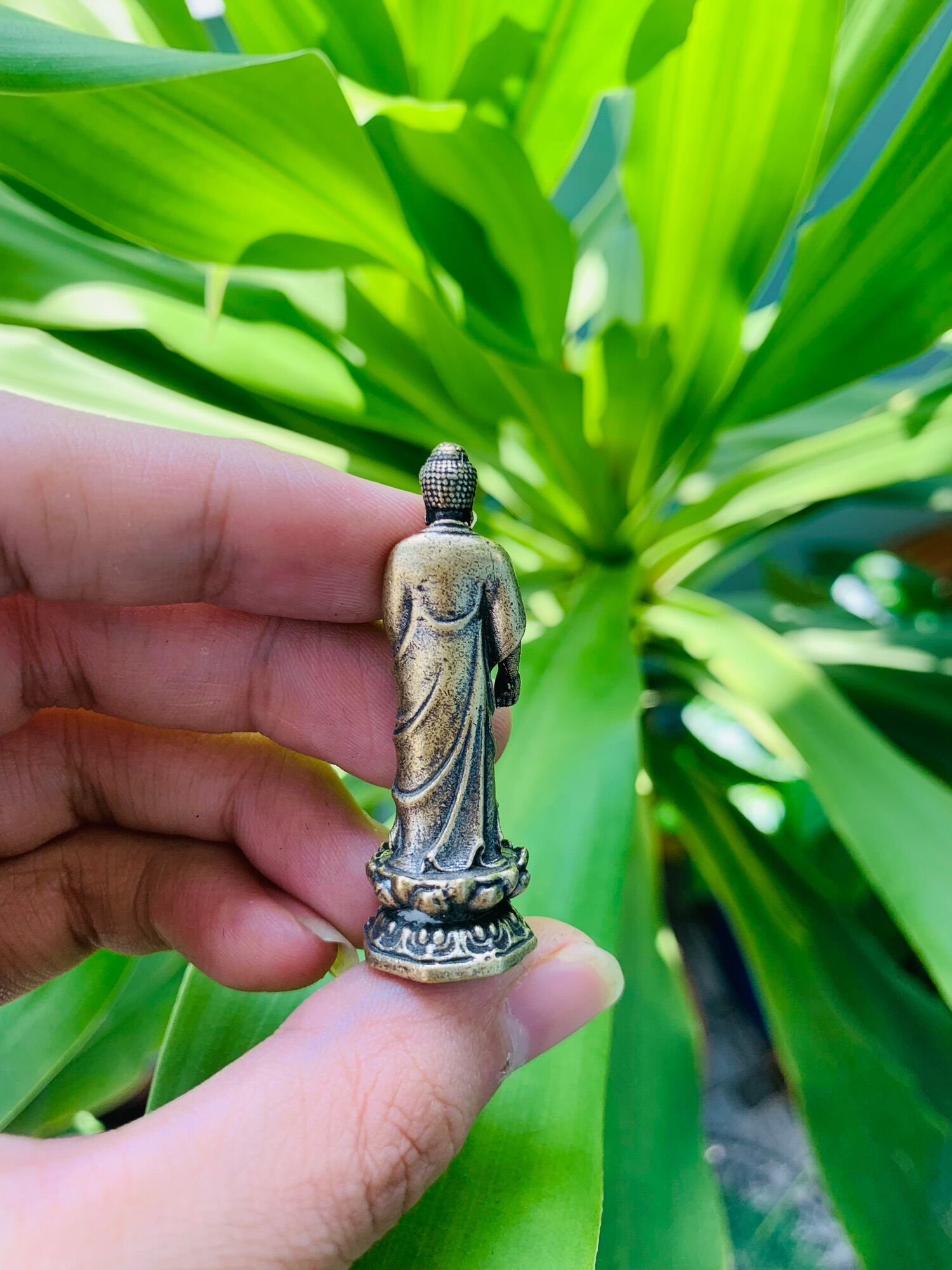 Tượng phật đồng A Di Đà mini