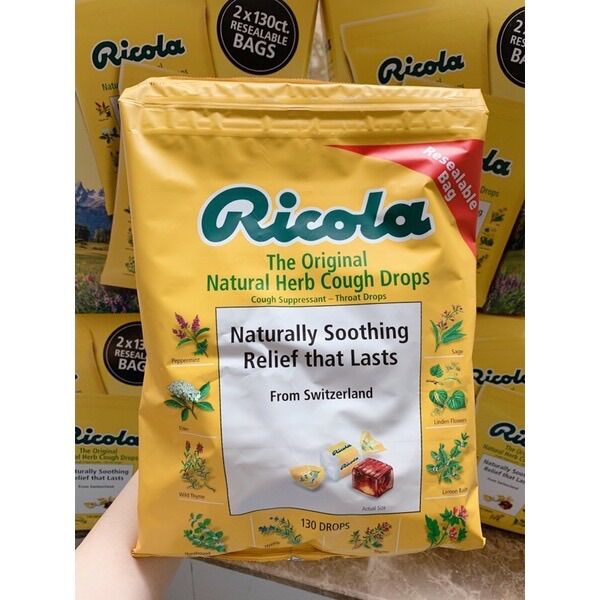 Kẹo thảo mộc Ricola gói 130v