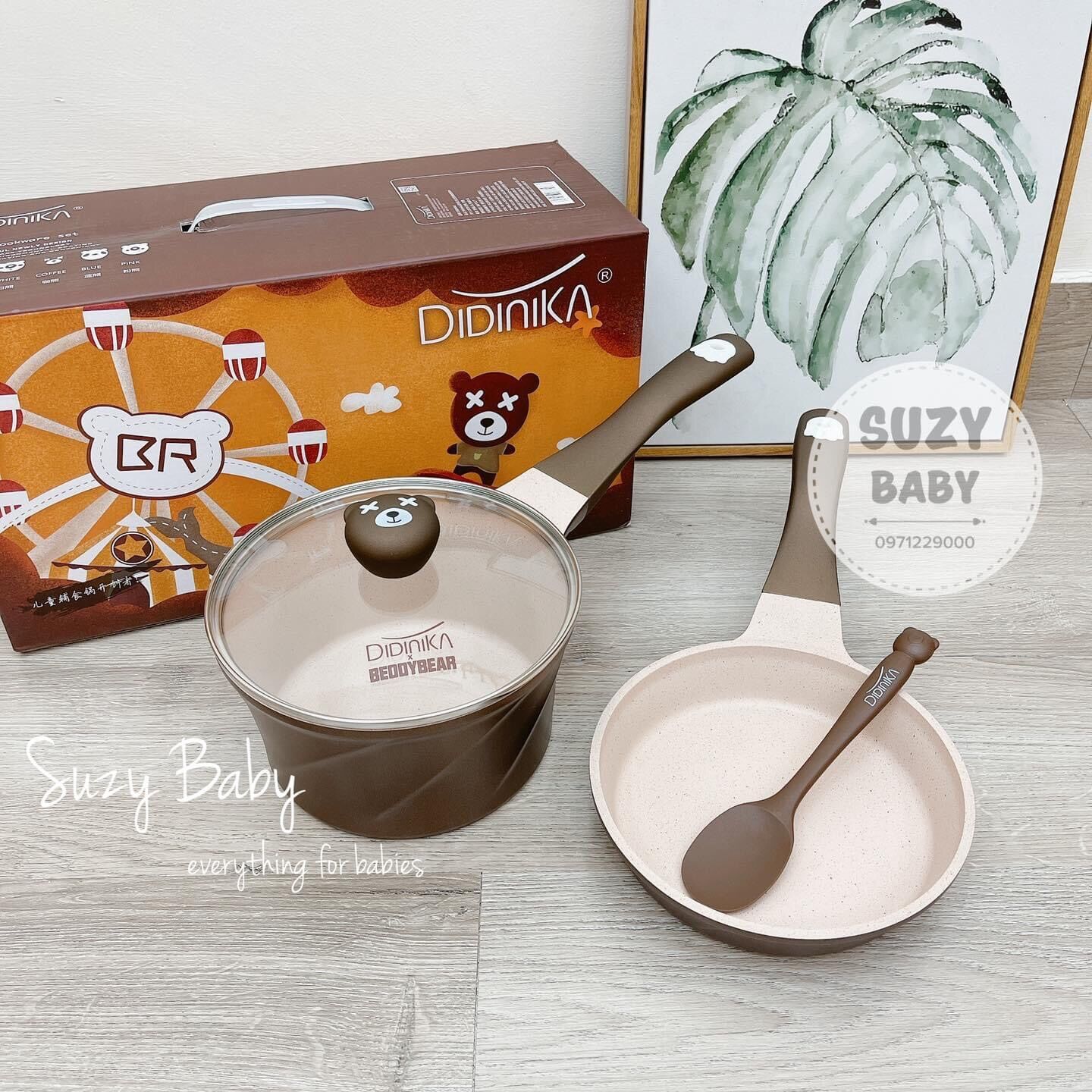 BỘ NỒI CHẢO DIDINIKA GẤU CAO CẤP