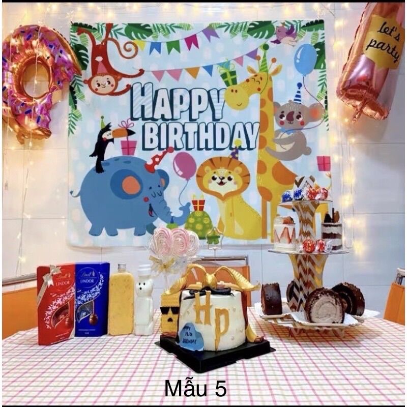 Phông nền Happy Birthday, background trang trí sinh nhật