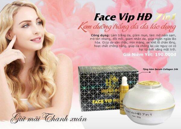Kem Face Vip 7IN1 Huỳnh Đỗ 30g