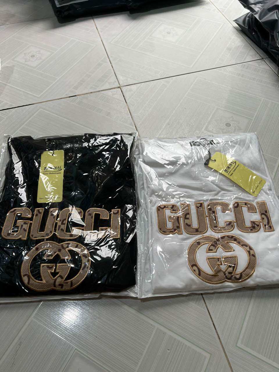 BỘ SHORT ÁO THÊU CHỮ GG