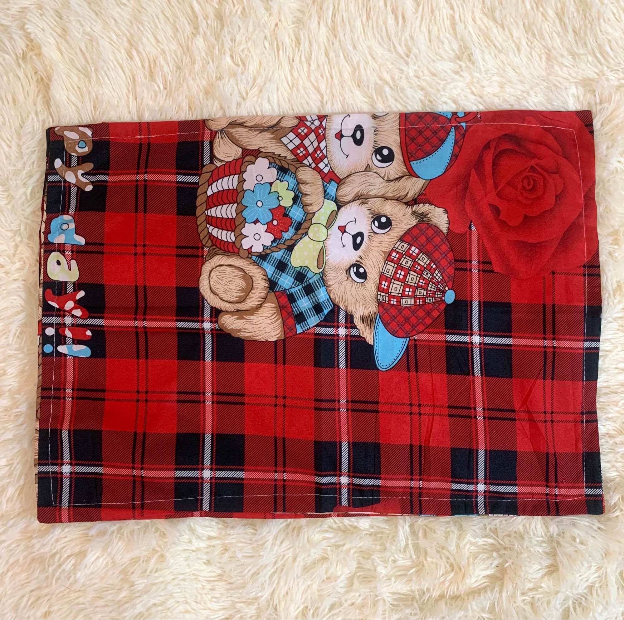 Vỏ gối nằm 40cm x 60cm coton poly nhiều mẫu ( 1 cái )