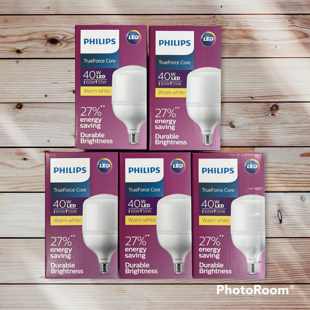Bóng led trụ philips tforce core hb 40w e27