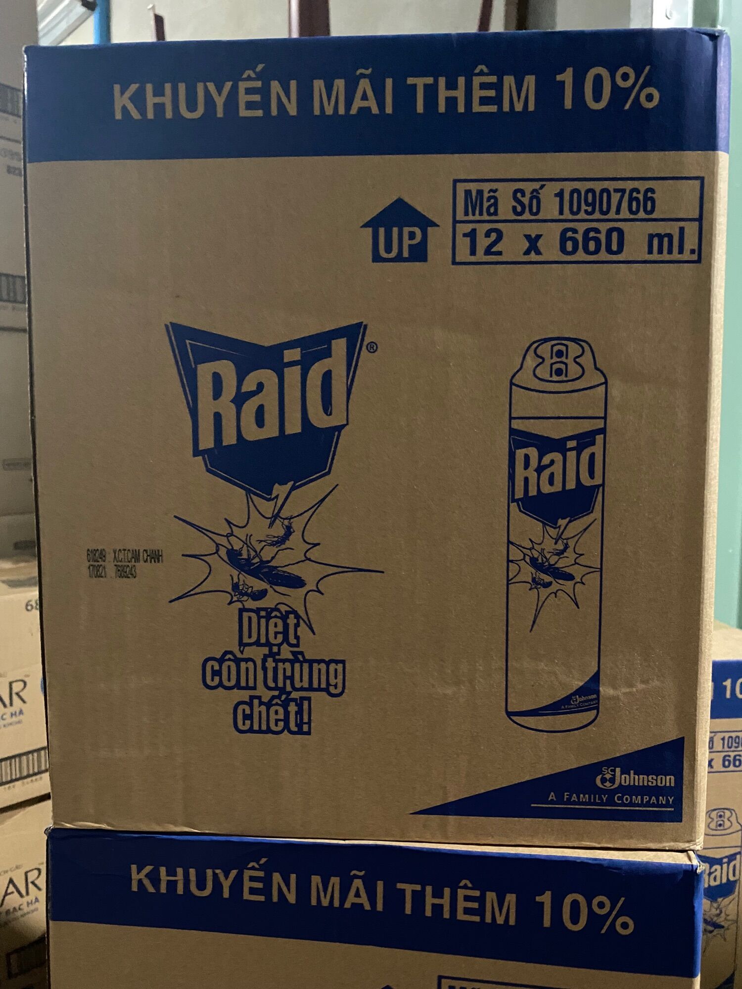RAID Bình xịt côn trùng k mùi