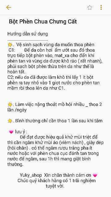 Bột phèn chua chưng cất 200gr khử mùi hôi nách, hôi chân