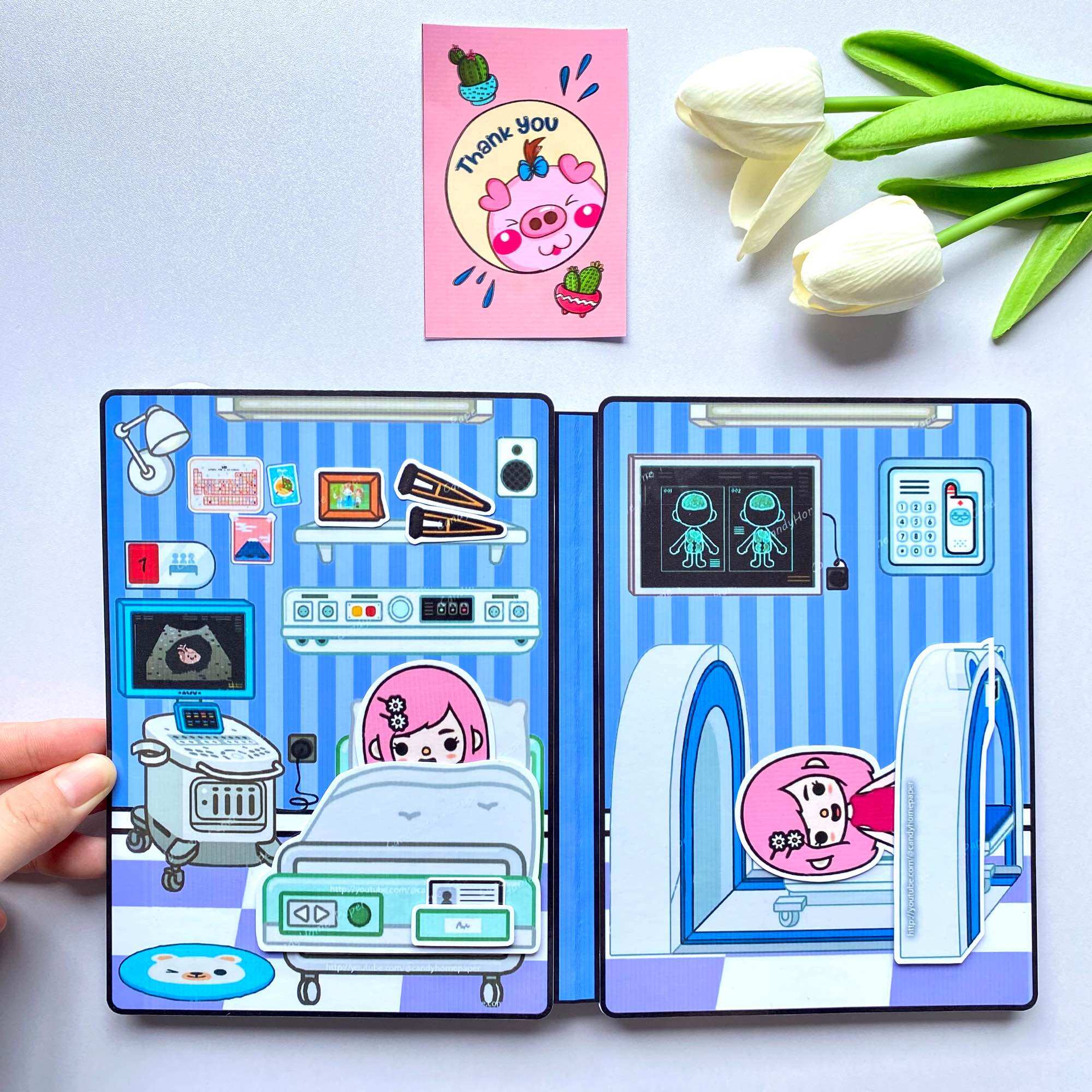Tập làm bác sĩ cùng TocaBoca - Búp bê giấy
