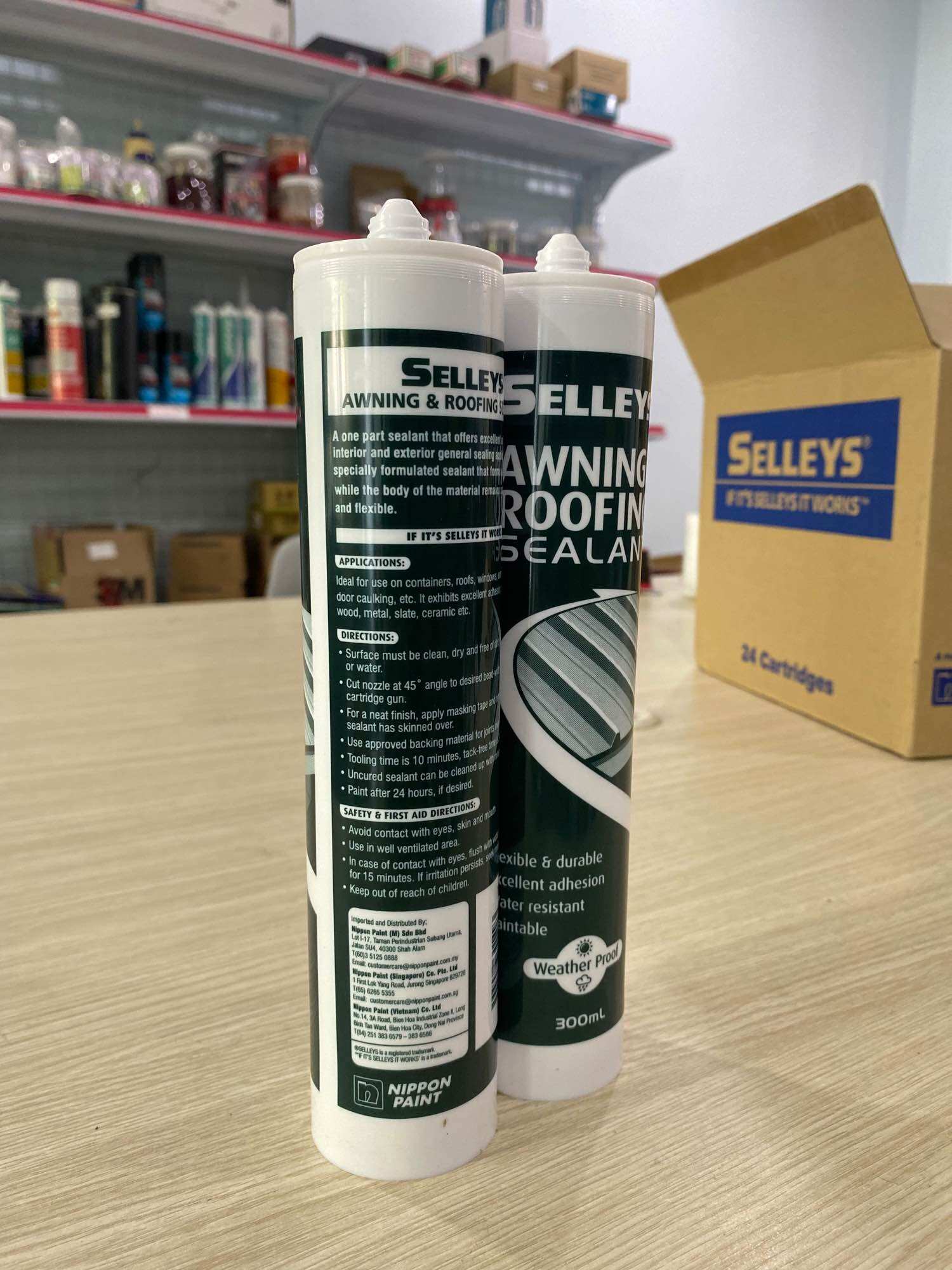 Keo chống dột Selleys AWNING & ROOFING SEALANT