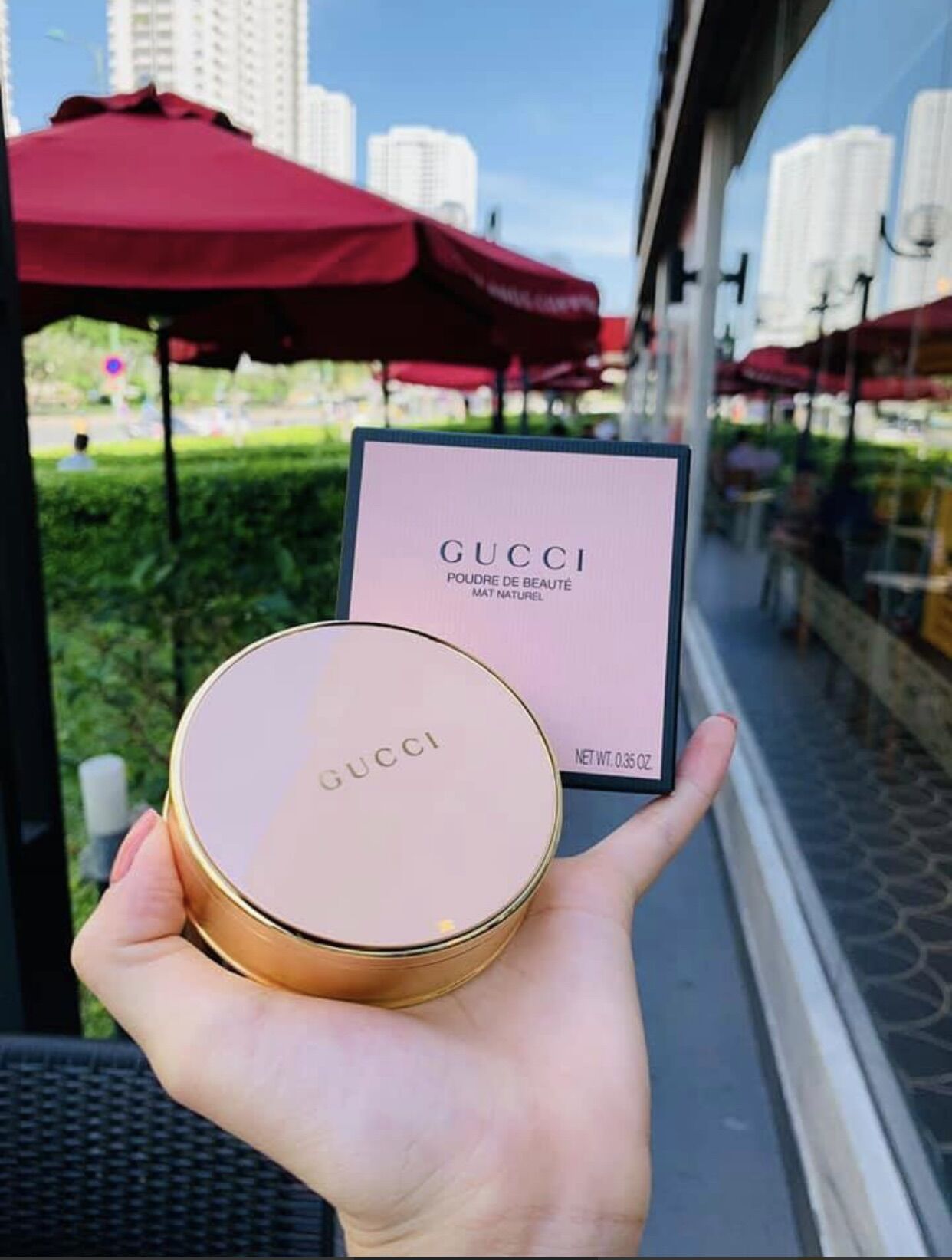 Phấn nén Gucci Poudre De Beaute Mat Naturel