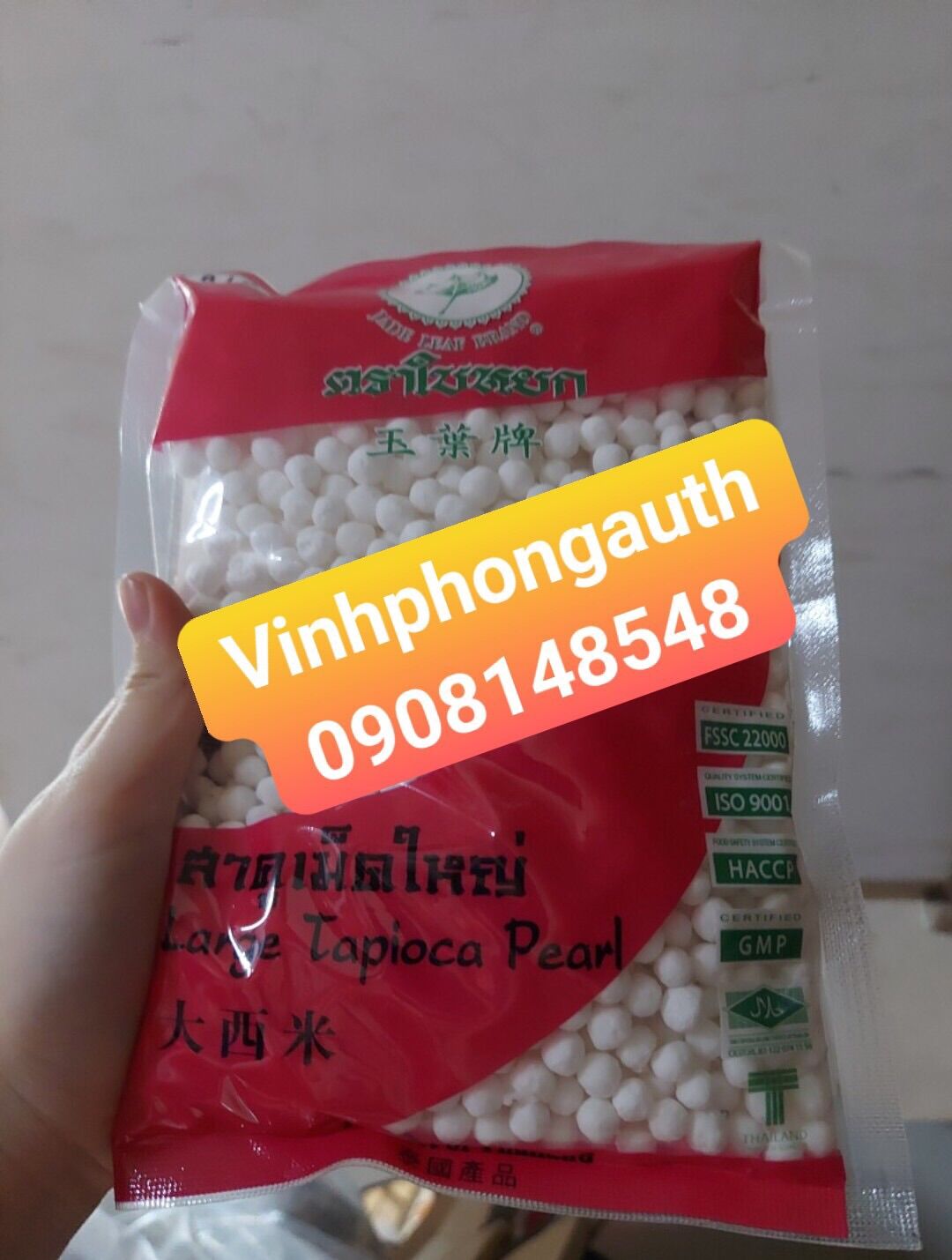 Trân châu trắng thái lan 400gr