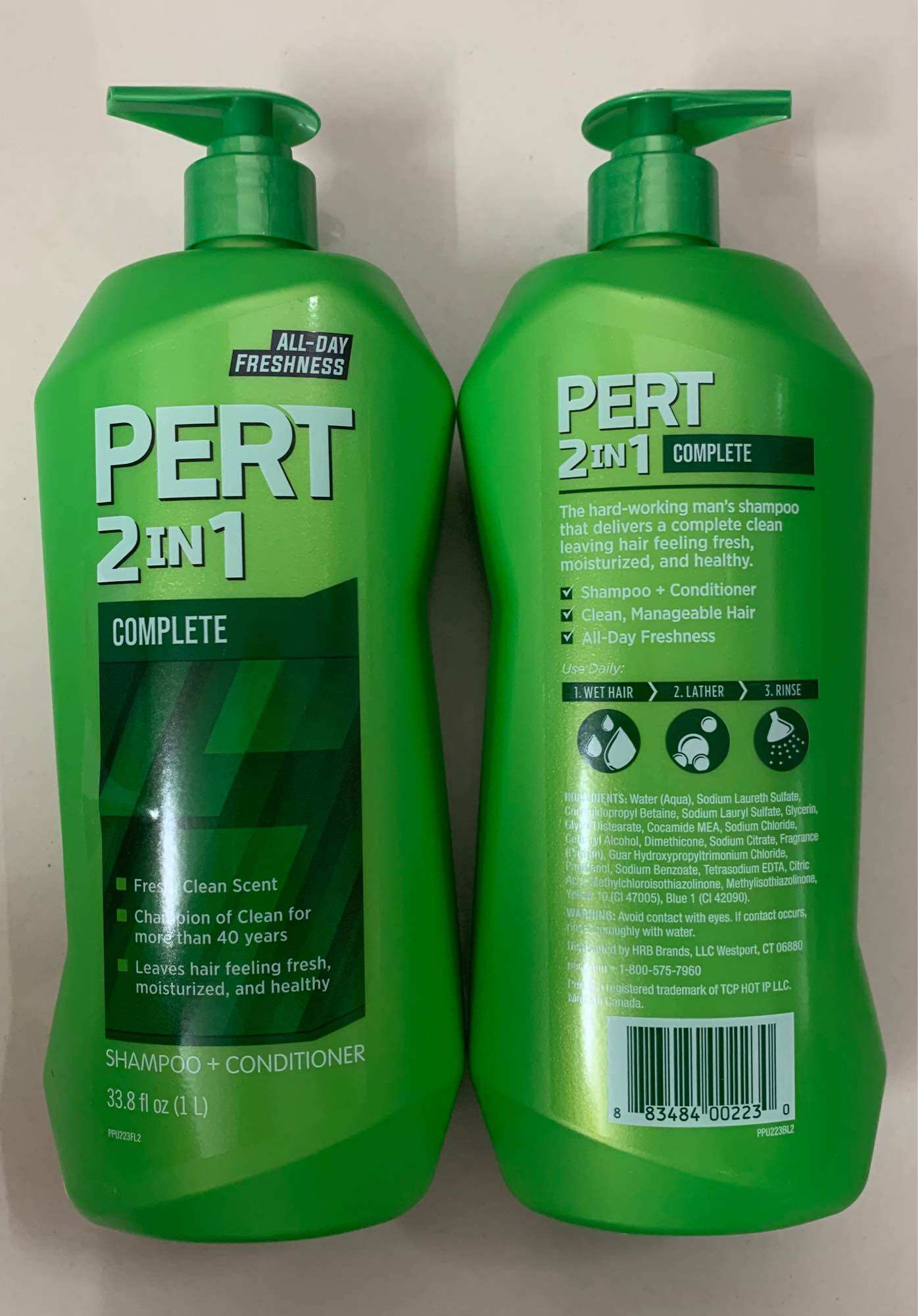 (Hàng MỸ) Dầu gội xả PERT Classic Clean 2in1 1L